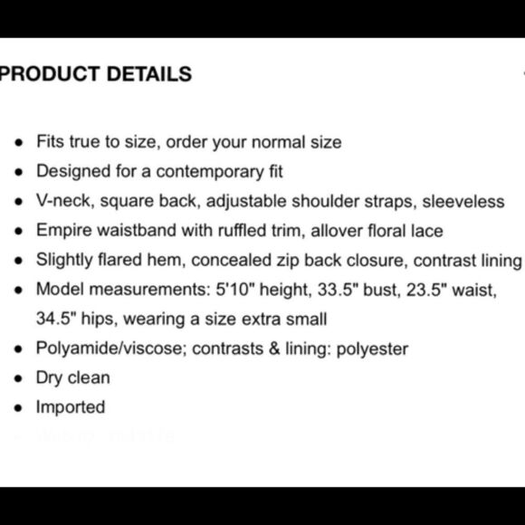 French Connection Ruffle Lace Tank - Picture 4 of 5